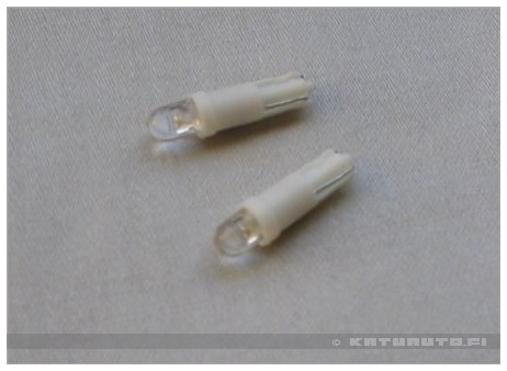 LED Mittariston T5 lasikantapolttimot valkoinen